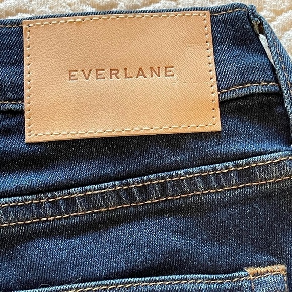 Everlane Blue Medium Wash Authentic‎ Stretch Mid Rise Skinny Jeans Size 23 - Picture 13 of 14